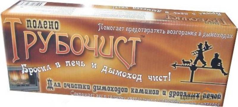 Полено Трубочист отзывы, инструкция. Чистка дымоходов печей и каминов от сажи