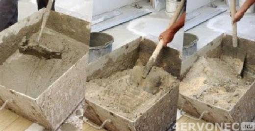 Как приготовить раствор для штукатурки стен из цемента и песка